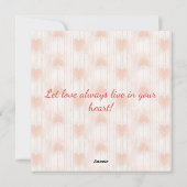 Prettige Valentijnsdag! Valentijnskaart. Feestdagenkaart (Achterkant)