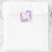 Prettige Valentijnsdag Vierkante Sticker (Tas)