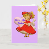 Prettige Valentijnsdag Wens Kaart (Gele Bloem)