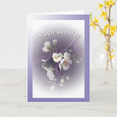 Prettige verjaardag kaart (Gele Bloem)