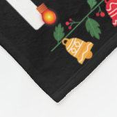 Prettige VisKerst Morsige Vis Kerst Pyjama Vis Fleece Deken (Hoek)