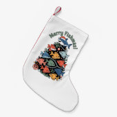 Prettige VisKerstmis Kerstboom Vis Grappige Vissen Kleine Kerstsok (Voorkant (Hangend))