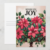 Prettige Vreugde Feestdagenkaart (Voorkant / Achterkant)