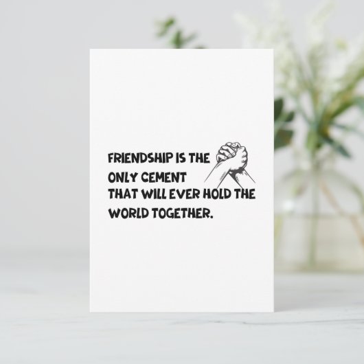 Prettige vriendschapsdag (Staand voorkant)