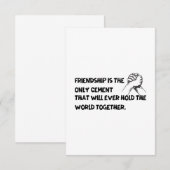 Prettige vriendschapsdag (Voorkant / Achterkant)