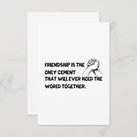 Prettige vriendschapsdag (Voorkant / Achterkant)