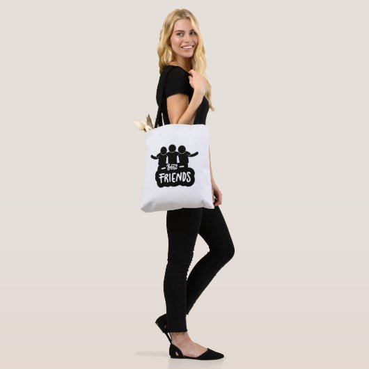 prettige vriendschapsdag tote bag (Op model)