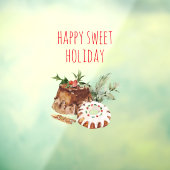 Prettige Vrolijke Feestdagen | Kerstmis Raamsticker (Vel 3)