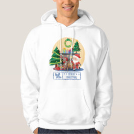 Prettige Vrolijke Kerst -Gelukkig Nieuwjaar Hoodie