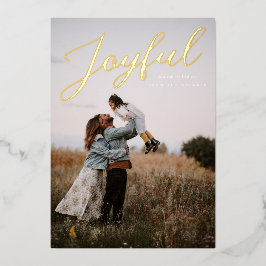 Prettige warme kerstwensen folie feestdagenkaart