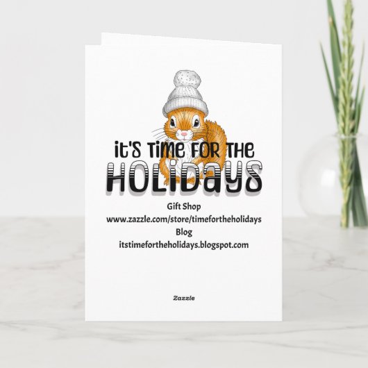 Prettige Wereldbaarddag! Grappige Feestdagen Kaart (Achterkant)