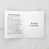 Prettige Wereldbaarddag! Grappige Feestdagen Kaart (Binnen)