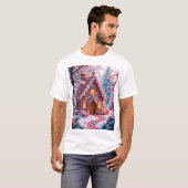 Prettige winter met Kerstmis T-shirt (Voorkant volledig)