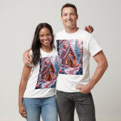 Prettige winter met Kerstmis T-shirt (Unisex)