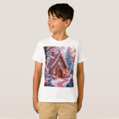Prettige winter met Kerstmis T-shirt (Voorkant volledig)