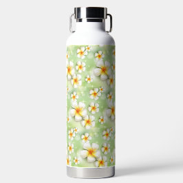 PRETTIGE WITTE EN GELE PLUMERIA-BLOEMEN WATERFLES