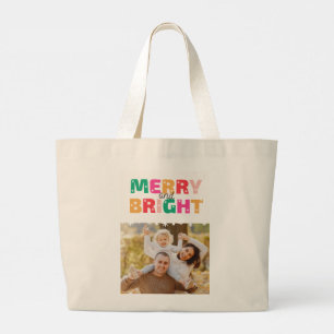 PrettigKerstfeest & vrolijk met Wilson Familie Jum Grote Tote Bag