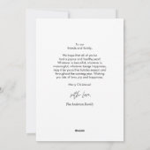 Prettigst kerstfeest, downloadbare gezelfoto feestdagenkaart (Achterkant)