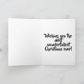 Prettigste Kerstmis Ooit Gewenst! Feestdagen Kaart (Binnen)