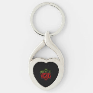 Prettigste Wensen Kerstboodschap Sleutelhanger