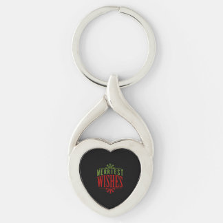 Prettigste Wensen Kerstboodschap Sleutelhanger