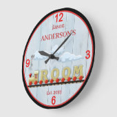 PretTrain Kamer Jongens Wandklok (Hoek)