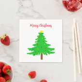 Pretttige Kerstbomen Servet (Insitu)