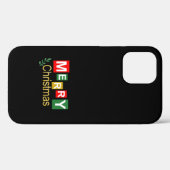 Pretttige vrolijke kerst Case-Mate iPhone hoesje (Achterkant (horizontaal))