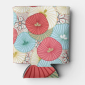 Pretty Abract Colorful Busy Floral Pattern Blikjeskoeler (Voorkant)