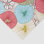 Pretty Abract Colorful Busy Floral Pattern Tissuepapier (Detail)