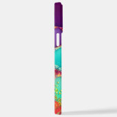 Pretty Abstracte Strand Kunst iPhone Hoesje (Rechterkant)