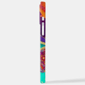 Pretty Abstracte Strand Kunst iPhone Hoesje (Linkerkant)