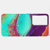 Pretty Abstracte Strand Kunst Samsung Galaxy Hoesje (Linkerkant)