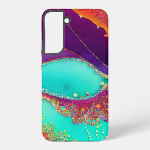 Pretty Abstracte Strand Kunst Samsung Galaxy Hoesje