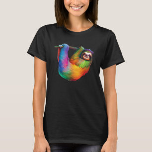 Pretty And Slothy Trots Virale  Afbeeldingen T-shirt