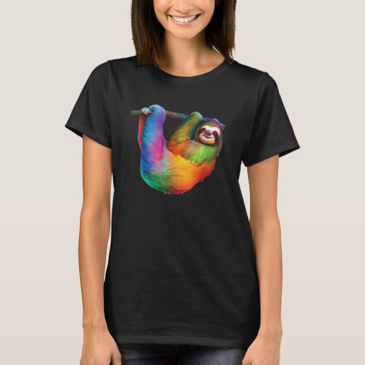 Pretty And Slothy Trots Virale  Afbeeldingen T-shirt (Voorkant)