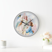Pretty Angels With Bell Grote Klok (Huis)