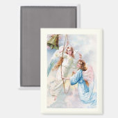 Pretty Angels With Bell Magneet (Voorkant / Achterkant)