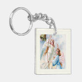Pretty Angels With Bell Sleutelhanger (Voorkant Links)