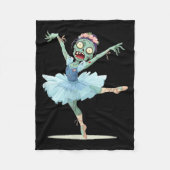 Pretty Ballerina Zombie Costume Fleece Deken (Voorkant)