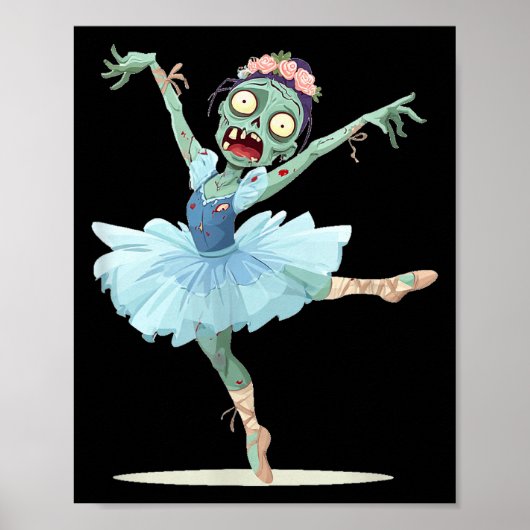 Pretty Ballerina Zombie Costume Poster (Voorkant)