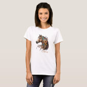 Pretty Bay Horse T-Shirt with Name (Voorkant volledig)