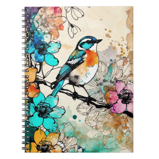 Pretty Bird | Notitieboek Journaal (Voorkant)