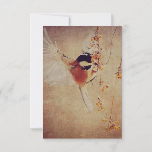 Pretty Bird Wedding Save The Date (Voorkant)