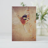 Pretty Bird Wedding Save The Date (Staand voorkant)