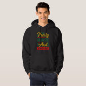 Pretty Black And Educated Black History African Am Hoodie (Voorkant volledig)