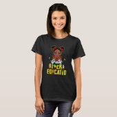 Pretty Black and Educated I Am The Strong African T-shirt (Voorkant volledig)