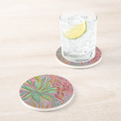 Pretty Blossom Coasters Zandsteen Onderzetter (Zijkant)