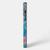 Pretty Blue Aangepaste Inspirivity iPhone Hoesje iPhone 13 Pro Max Hoesje (Linkerkant)
