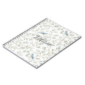 Pretty Blue Birds Believe Notitieboek (Linkerzijde)